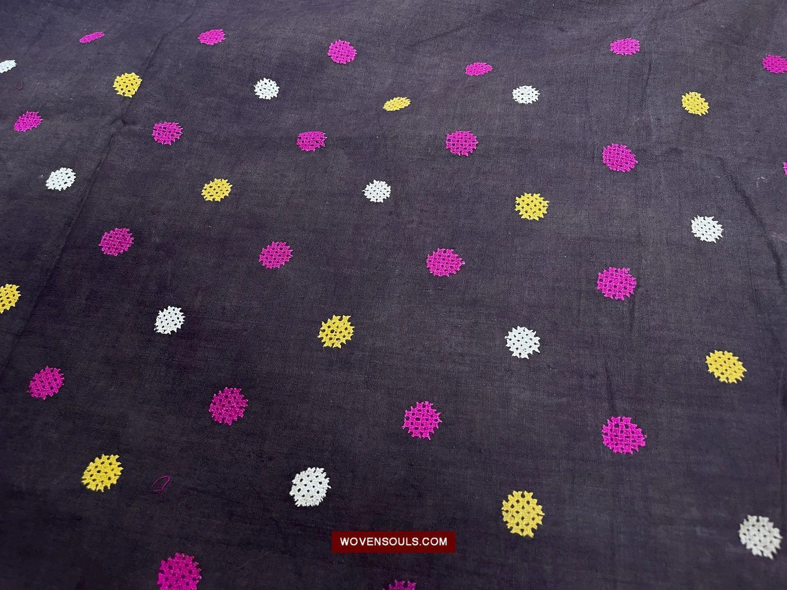 181 Vintage Embroidery Wedding Sari from Kutch