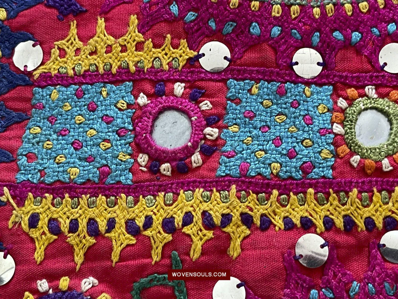 181 Vintage Embroidery Wedding Sari from Kutch