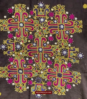 181 Vintage Embroidery Wedding Sari from Kutch