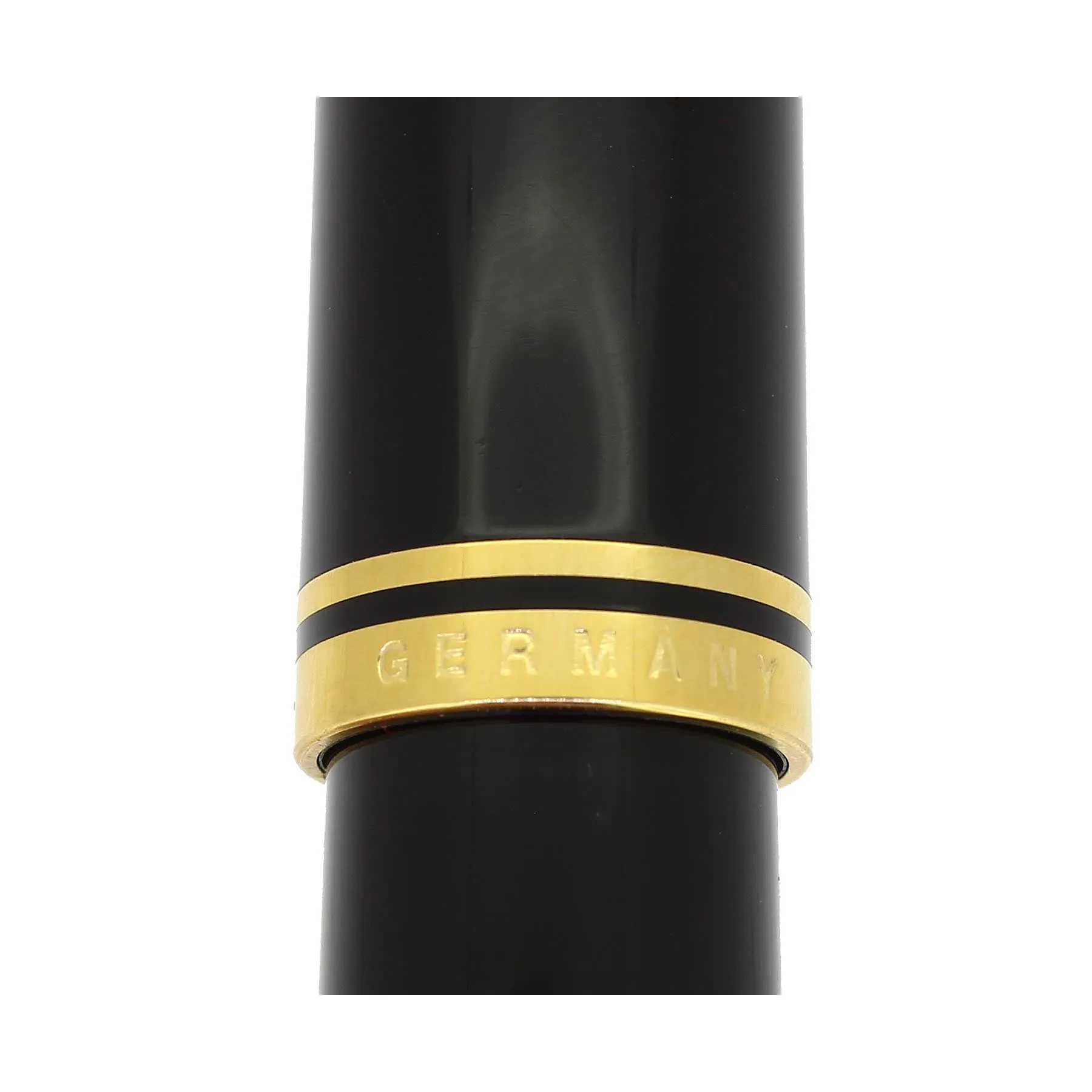 1990S PELIKAN M800 BLACK W/GOLD TRIM 14K FF NIB BLACK FOUNTAIN PEN