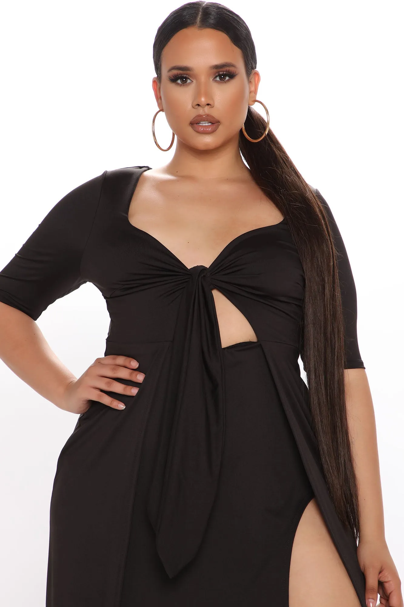 A Lotta Energy Maxi Dress - Black