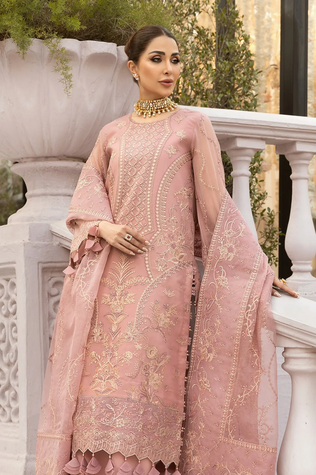 Alizeh Dhaagey Formal Collection  – Pink - V01D02