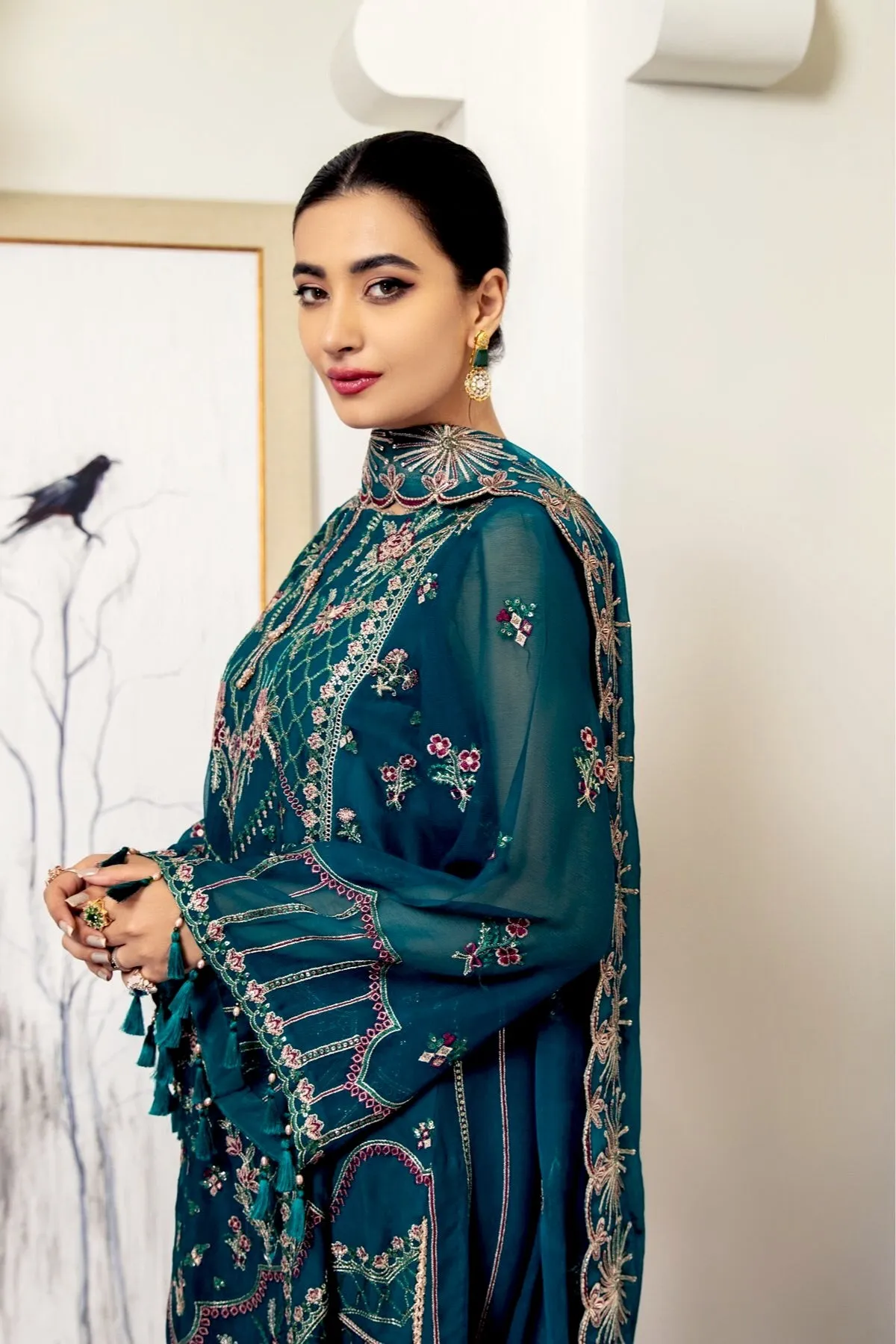 Alizeh Embroidered Chiffon Royale De Luxe Collection – Mariana