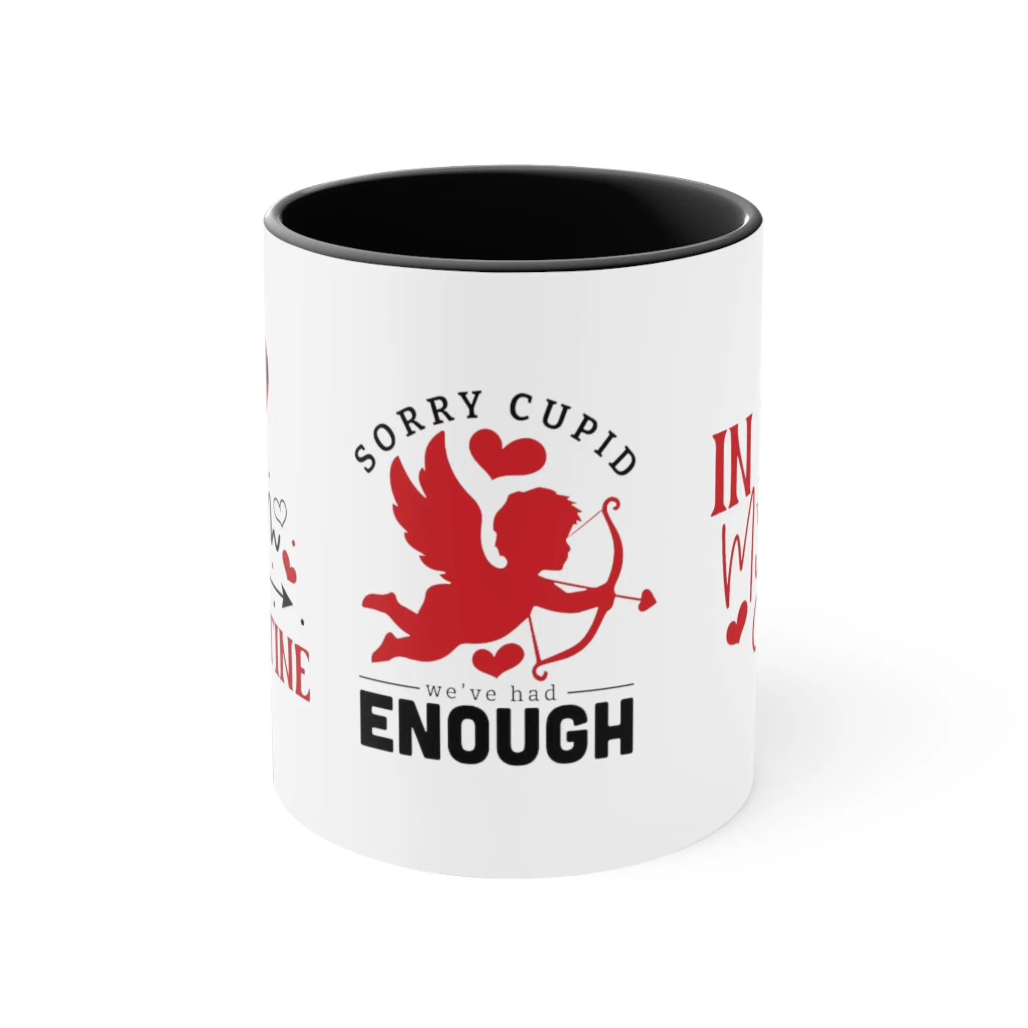 ANTI VALENTINES Funny Cupid Mug - VALENTINE GIFTS - TEAM NO VALENTINE