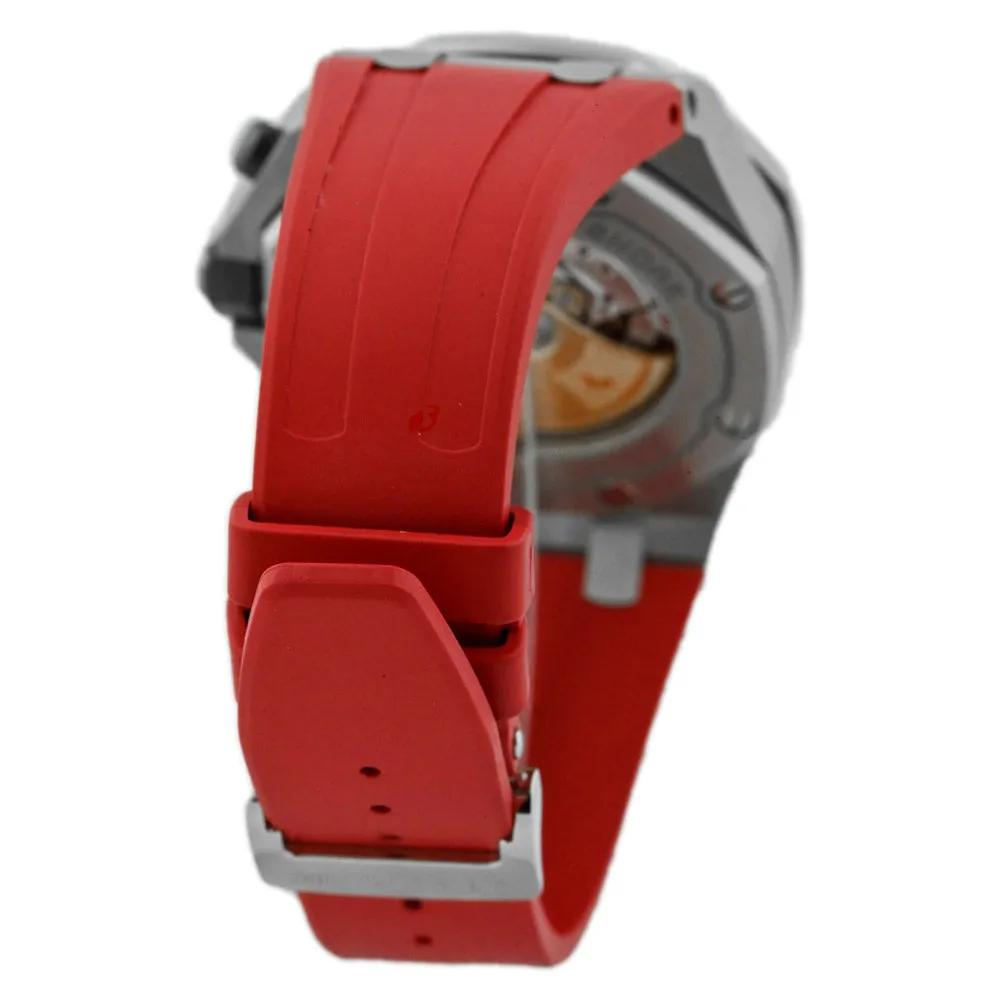 Audemars Piguet Men's Royal Oak Offshore Stainless Steel 42mm Black Arabic Dial w/ Red Accents Watch Reference #: 26470ST.OO.A101CR.01
