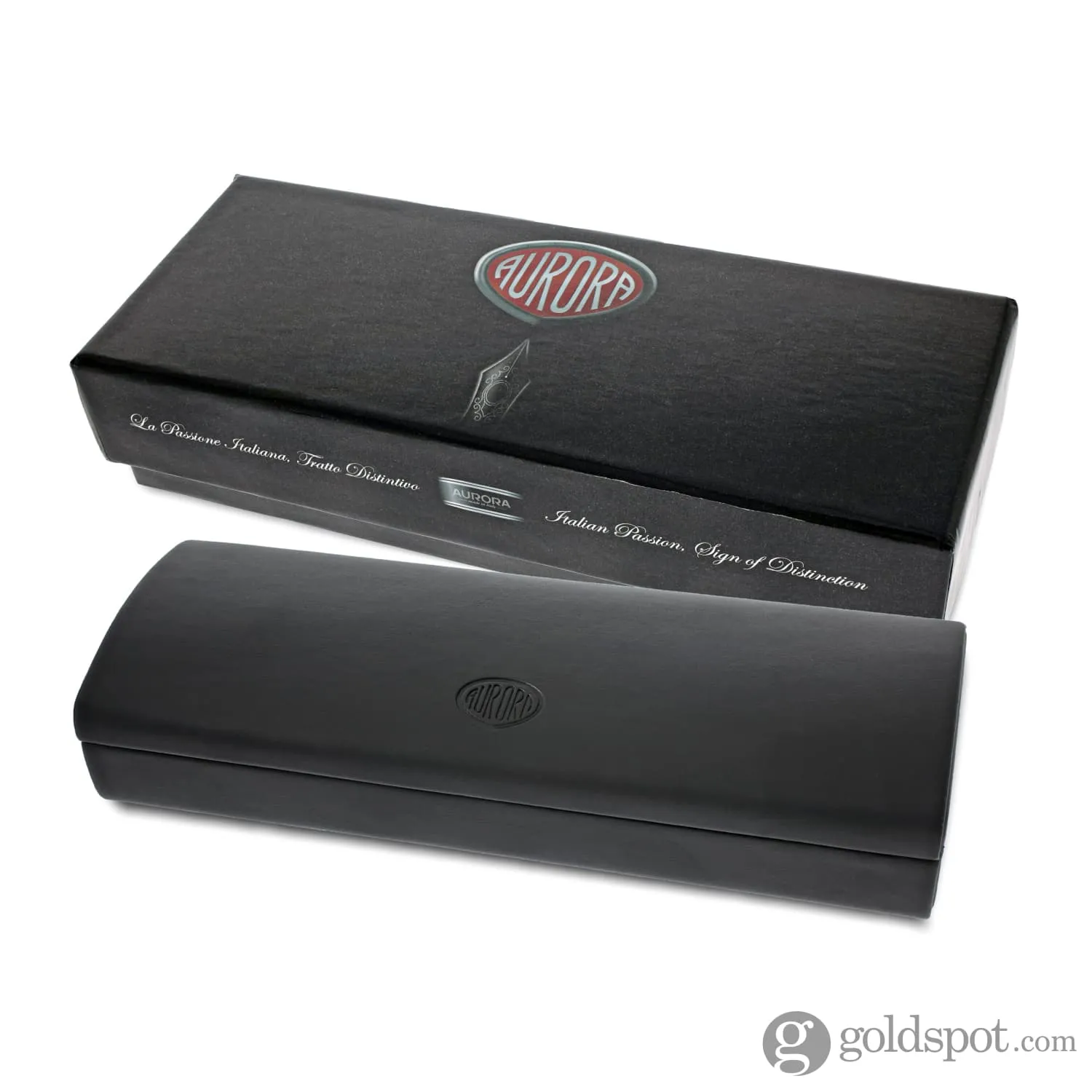 Aurora Ipsilon Deluxe Ballpoint Pen in Black with Chrome Trim