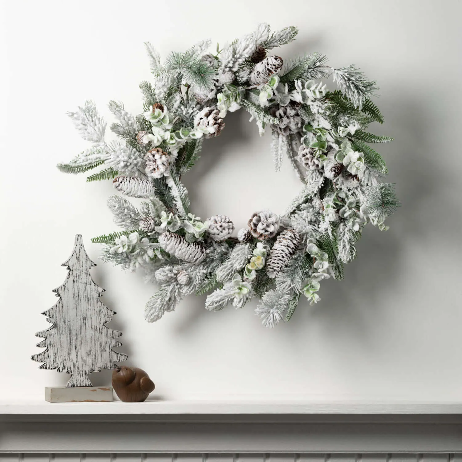 Black & White Wooden Tree Set