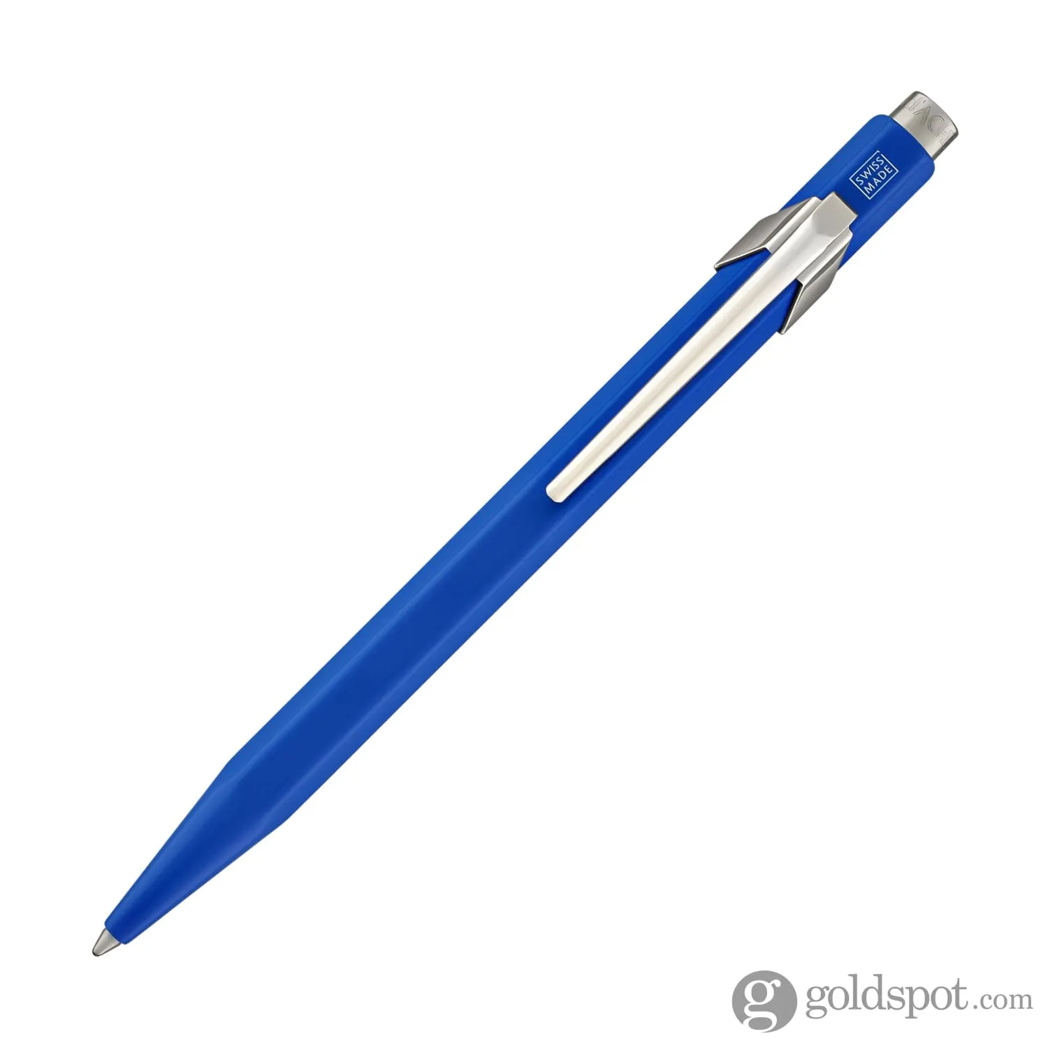 Caran d'Ache 849 Metal Collection Ballpoint Pen in Blue