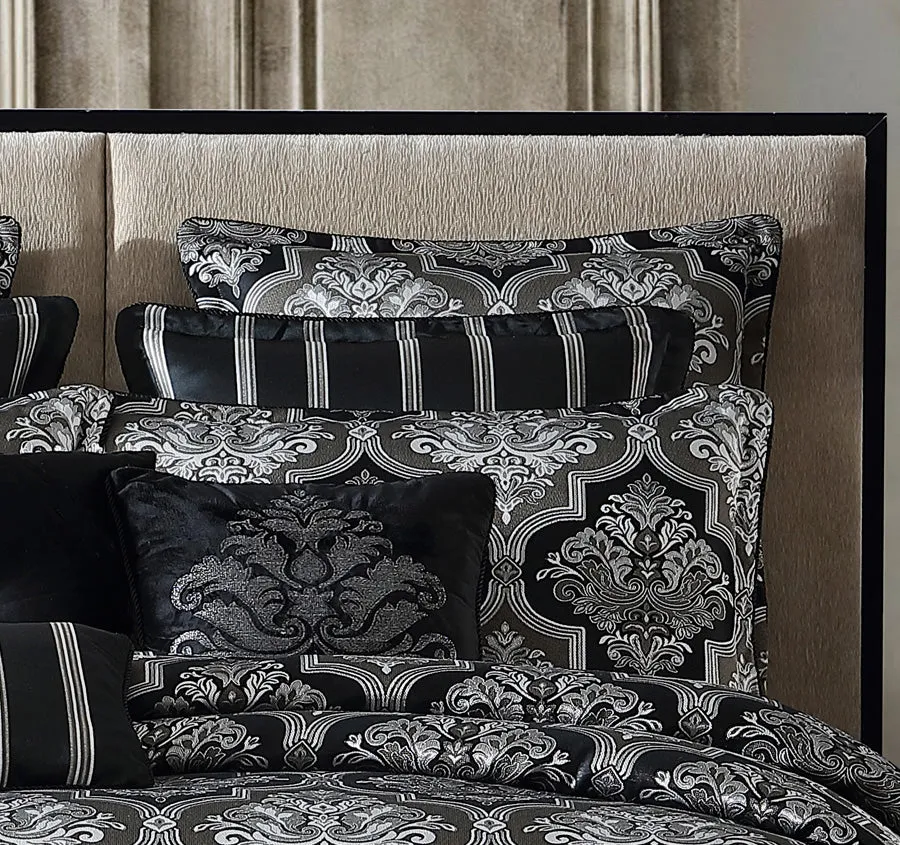 Chamonix 45x45cm Button Filled Cushion Silver