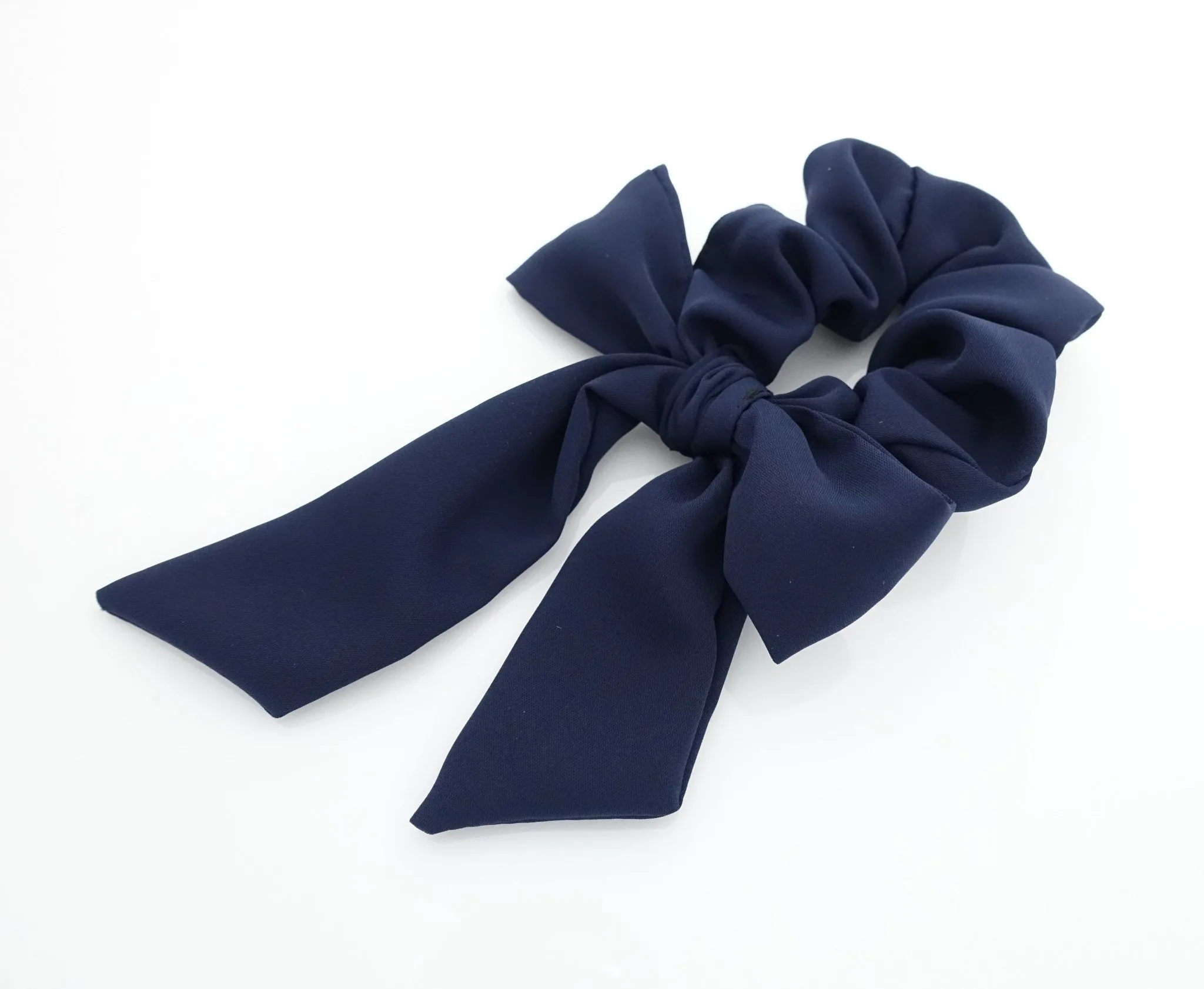 chiffon bow knot scrunchies lovely hair tie elastic scrunchy for woman