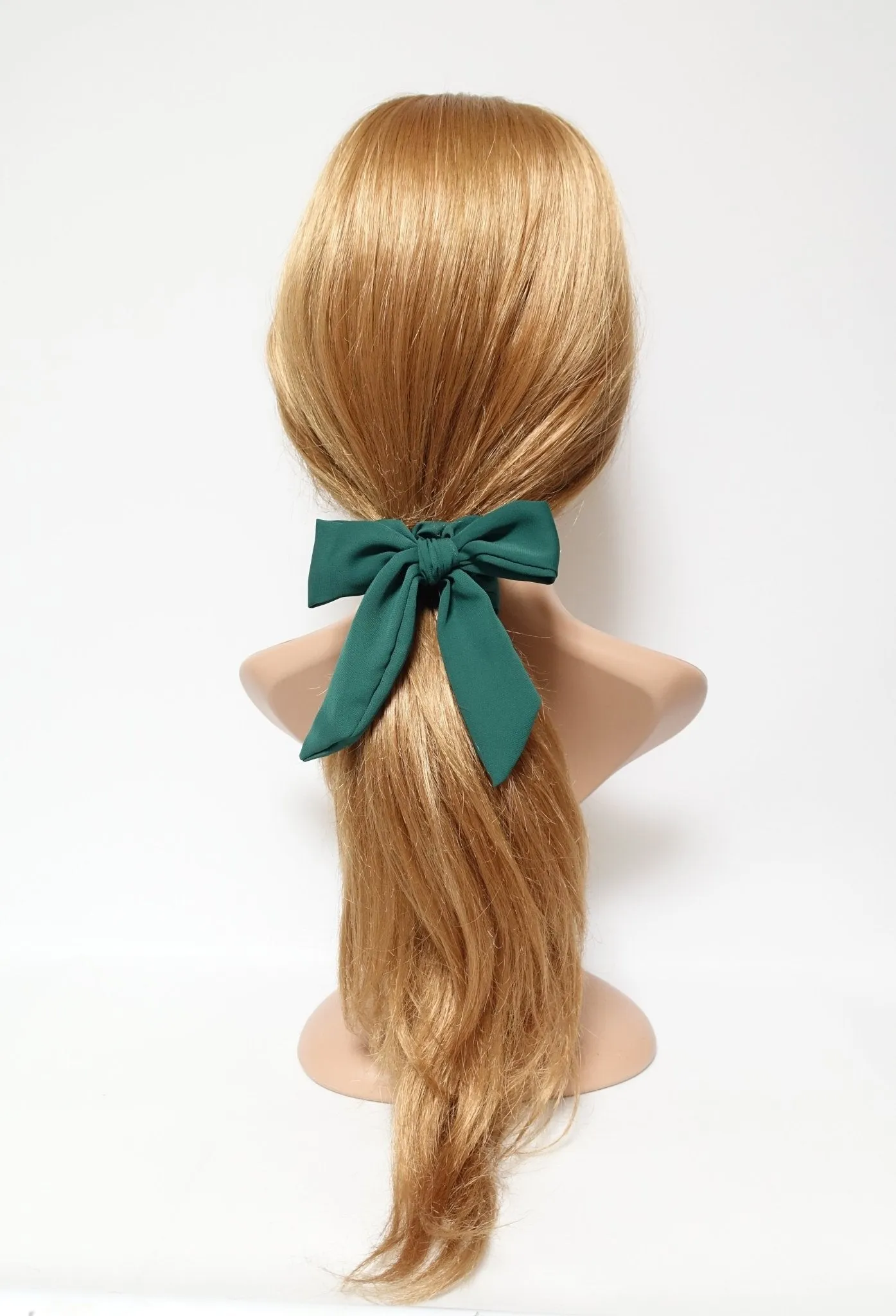 chiffon bow knot scrunchies lovely hair tie elastic scrunchy for woman