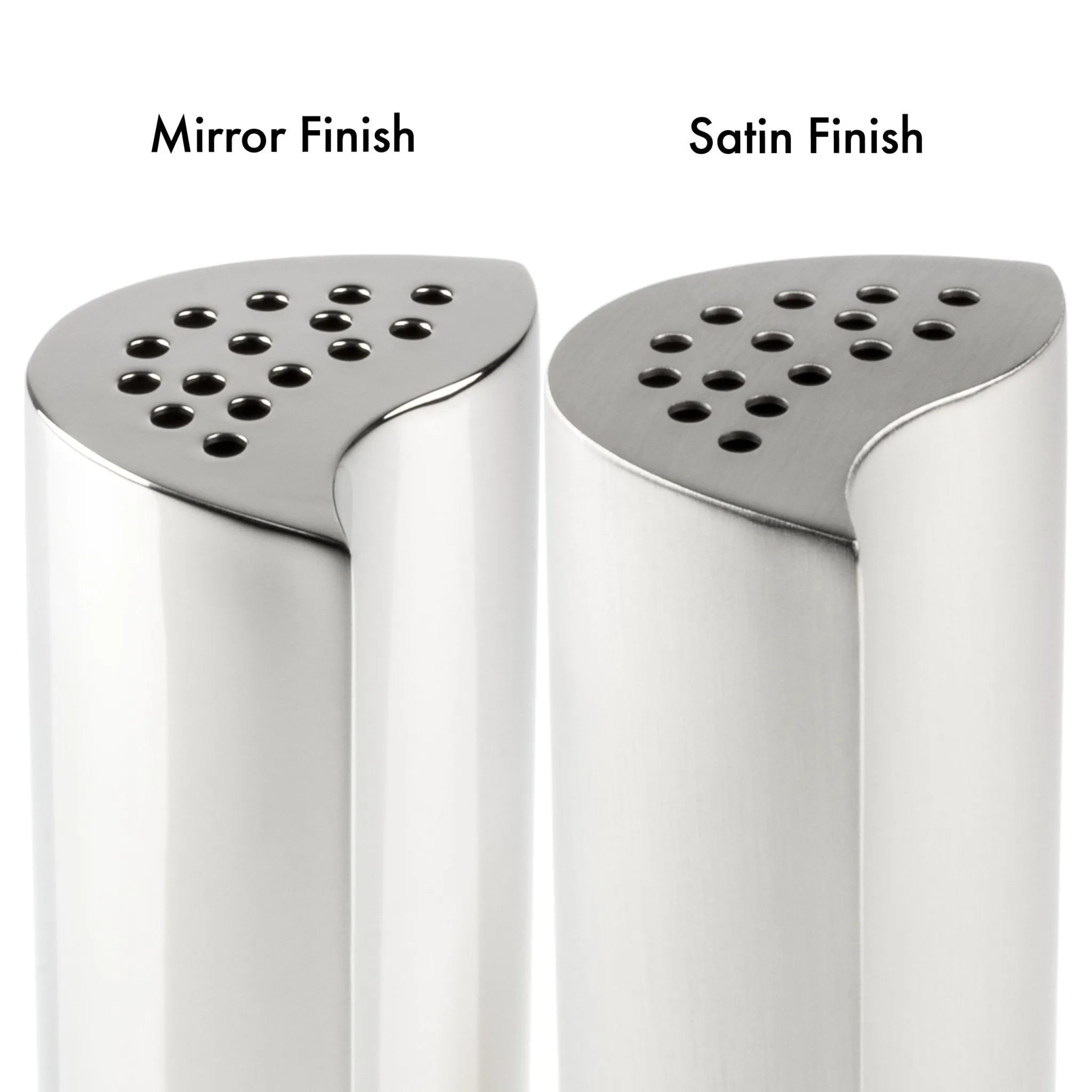 Condimates Pepper Mill & Salt Shaker, Satin, 10cm