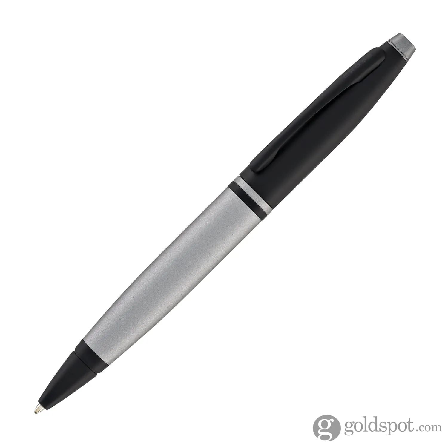 Cross Calais Ballpoint Pen in Matte Gray Lacquer with Black Trim