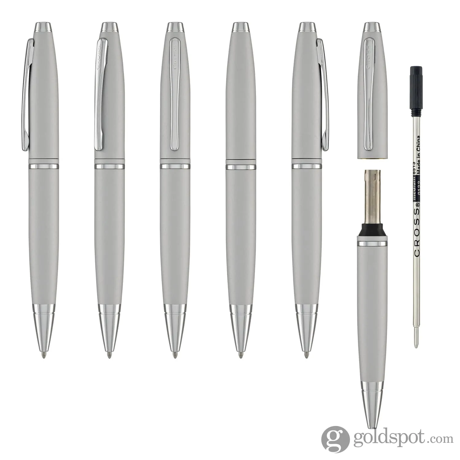 Cross Calais Ballpoint Pen in Satin Chrome