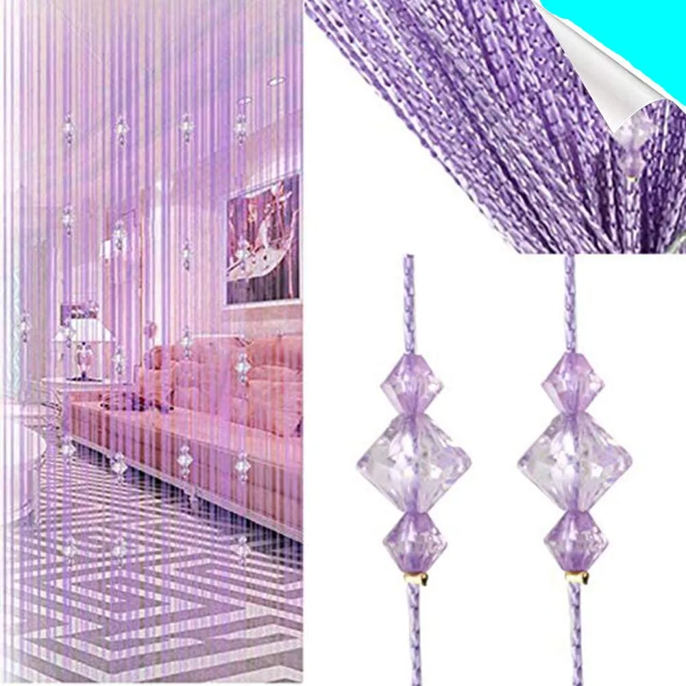 Crystal Beaded Tassel Partition Door Beaded String Curtain