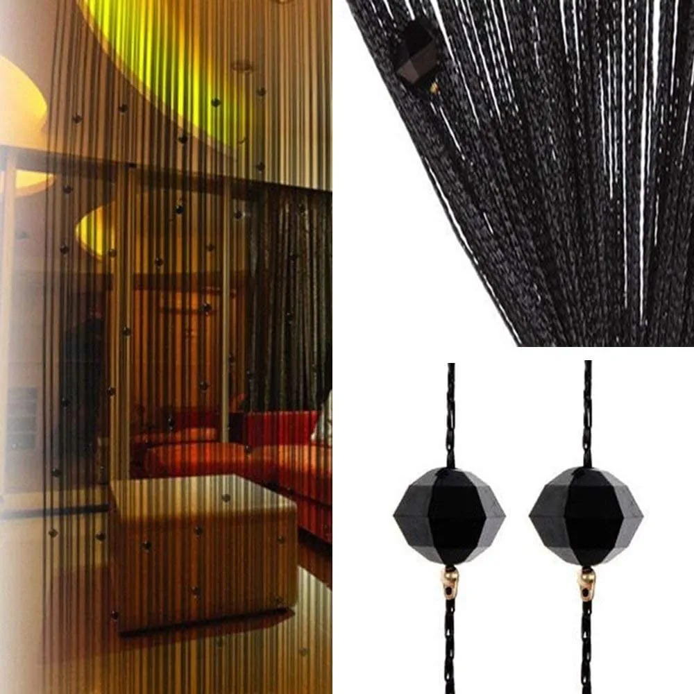 Crystal Beaded Tassel Partition Door Beaded String Curtain