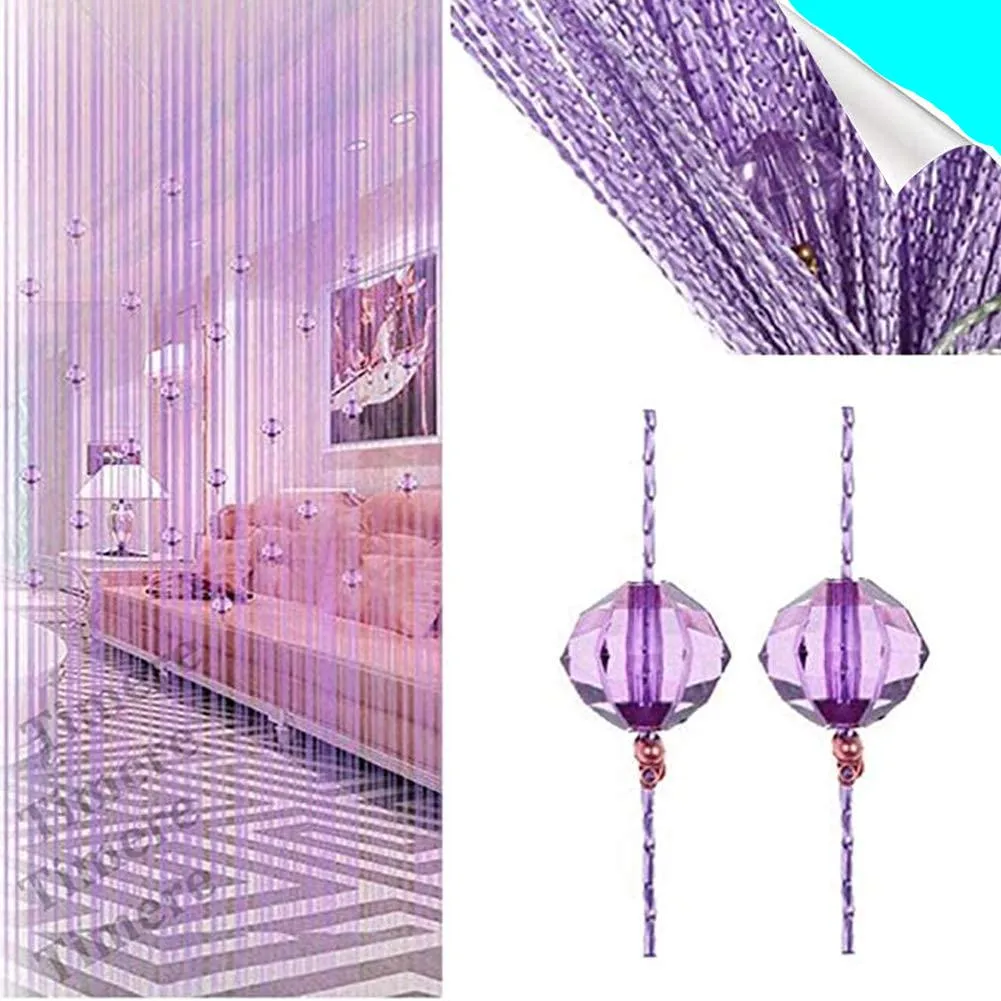 Crystal Beaded Tassel Partition Door Beaded String Curtain