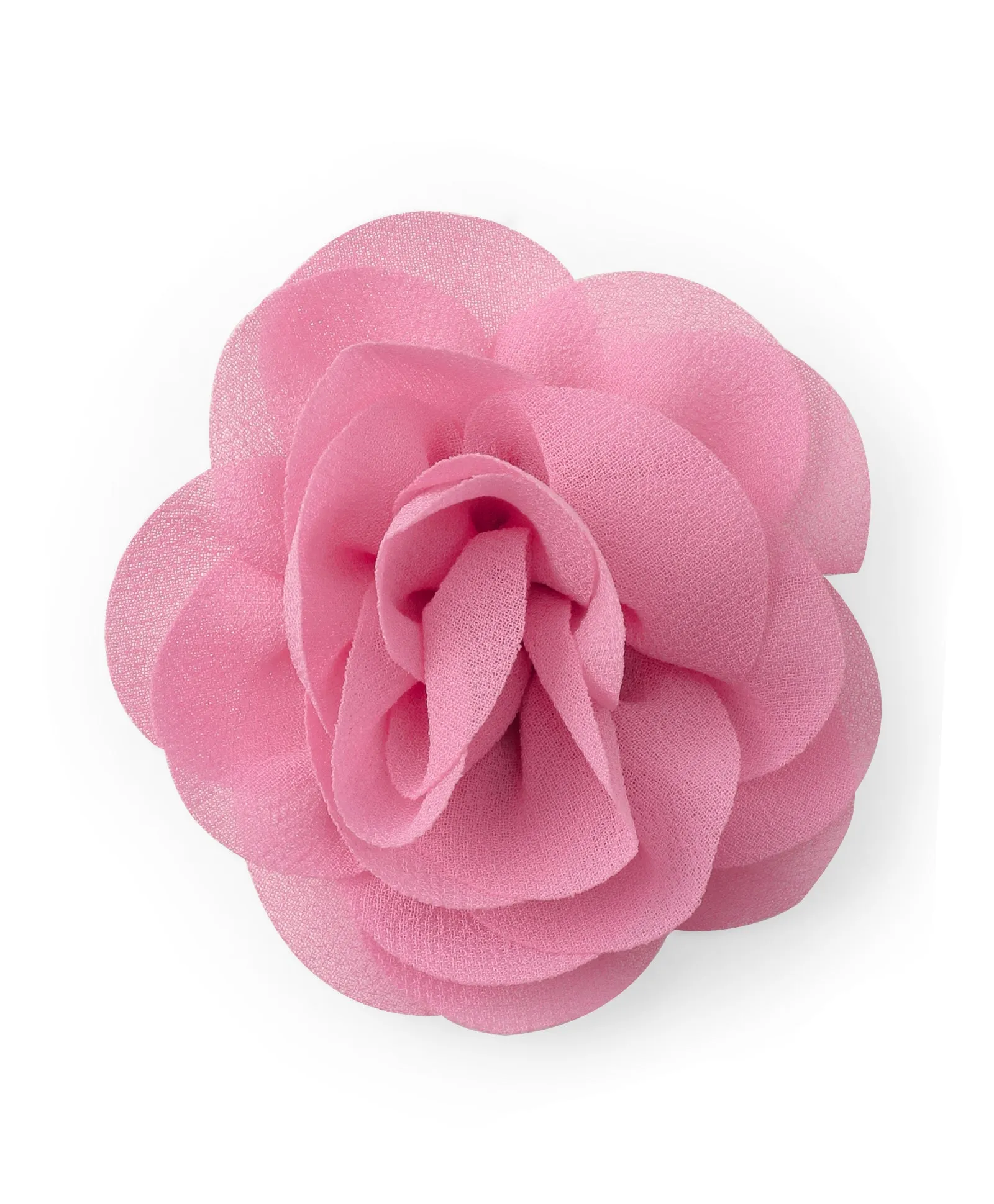 Delicate Rose Alligator Clip - Light Pink