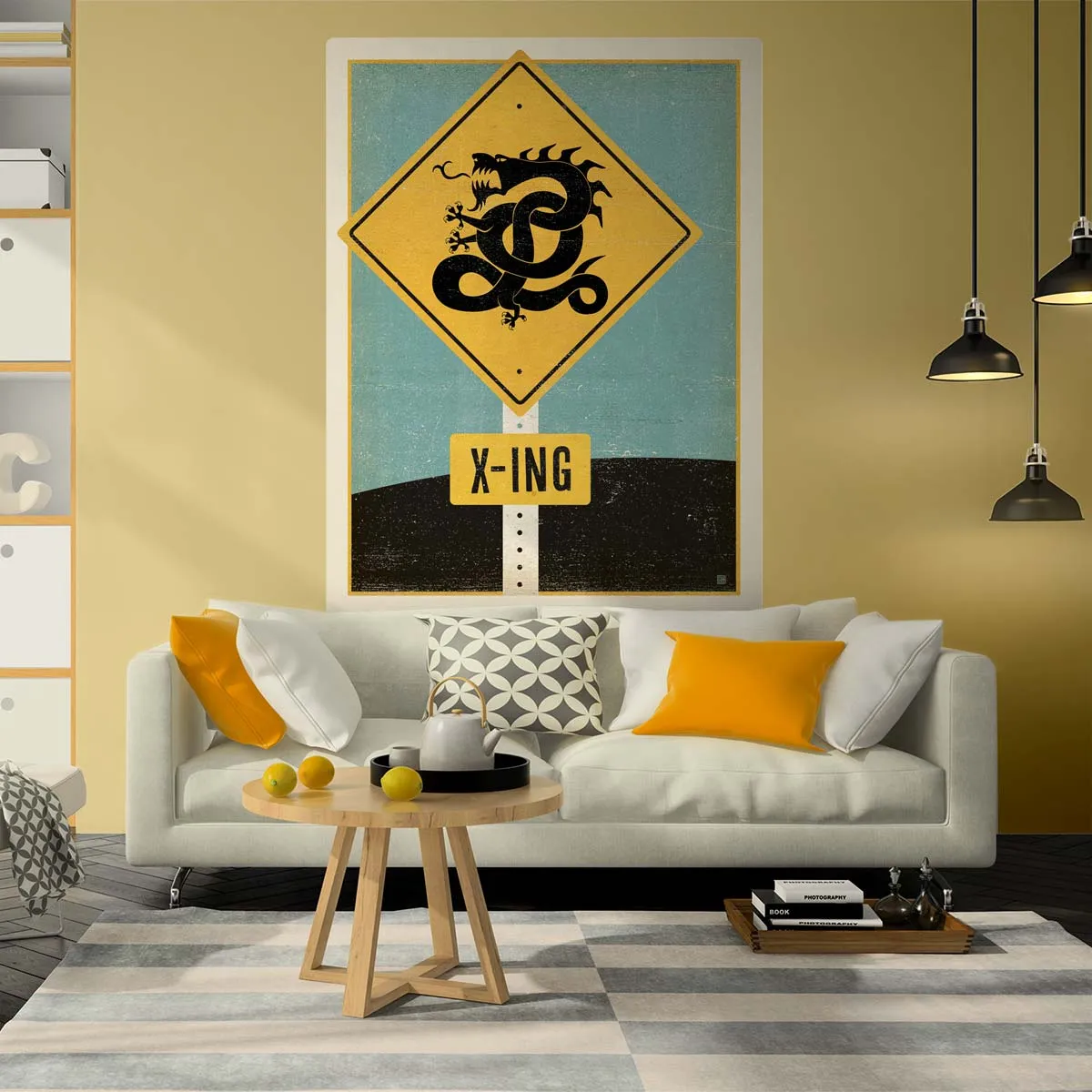 Dragon Crossing Decal