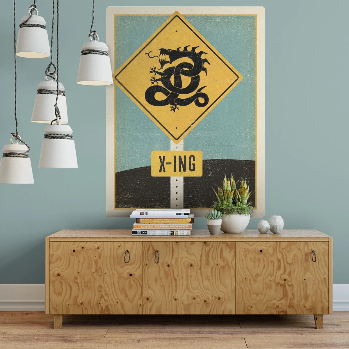 Dragon Crossing Decal