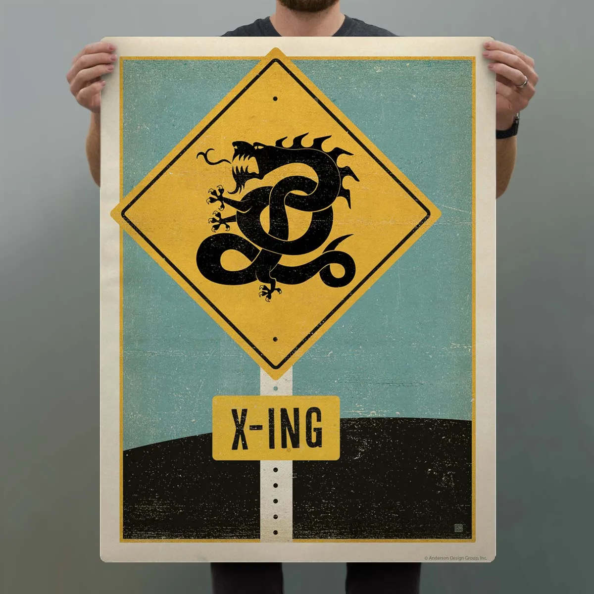 Dragon Crossing Decal