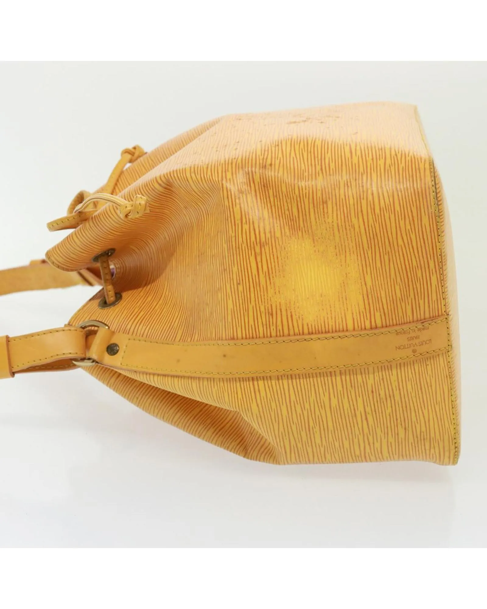 Epi Leather Shoulder Bag with Adjustable Strap and Classic Design