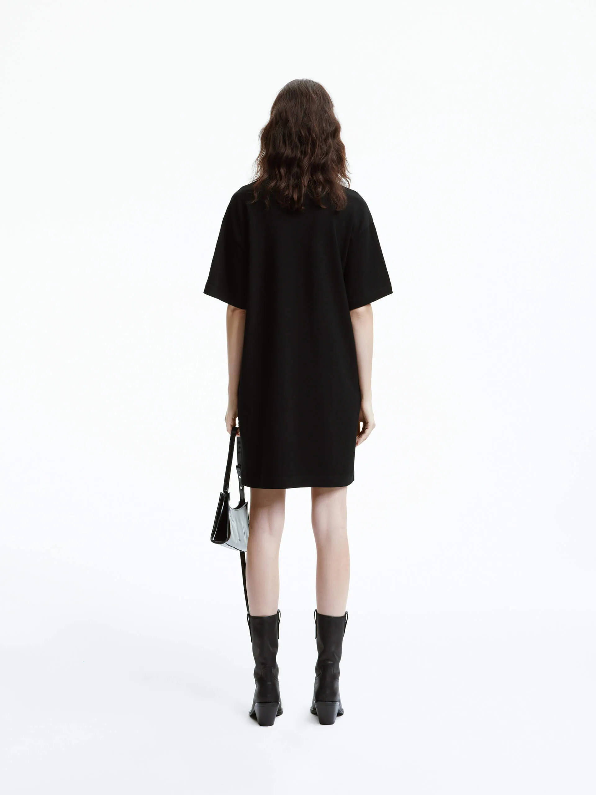 Front Sequins T-shirt Dress