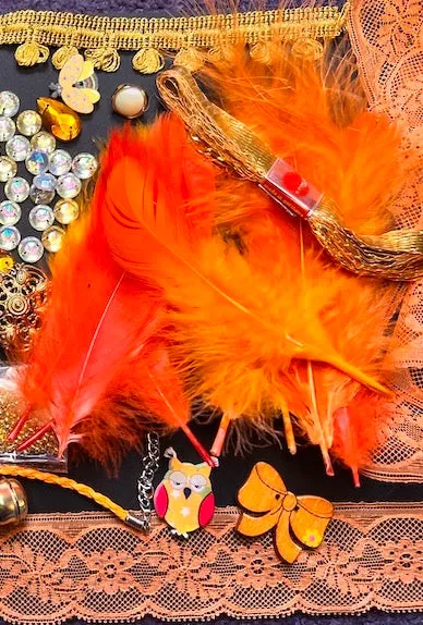 Gold and Orange Vintage Craft Pack 1.