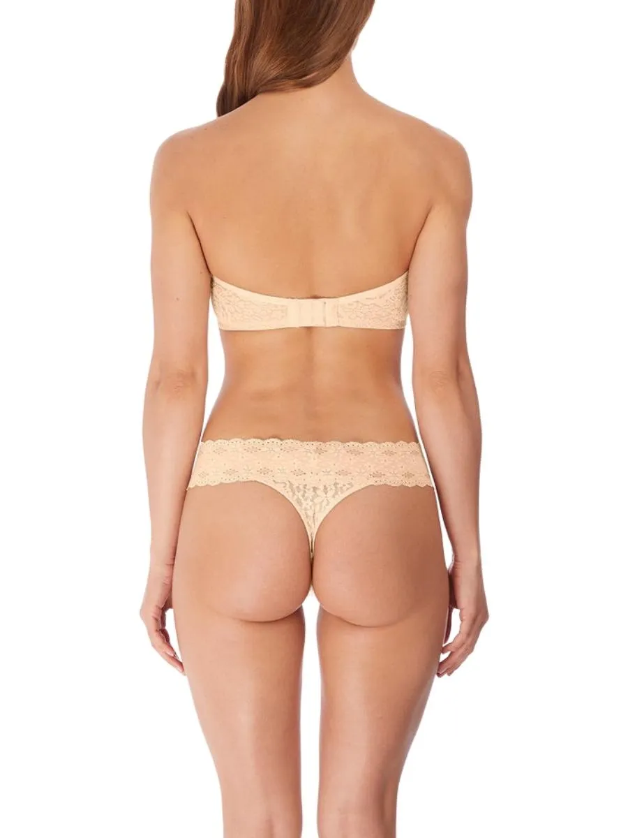 Halo Lace Strapless Bra - Nude