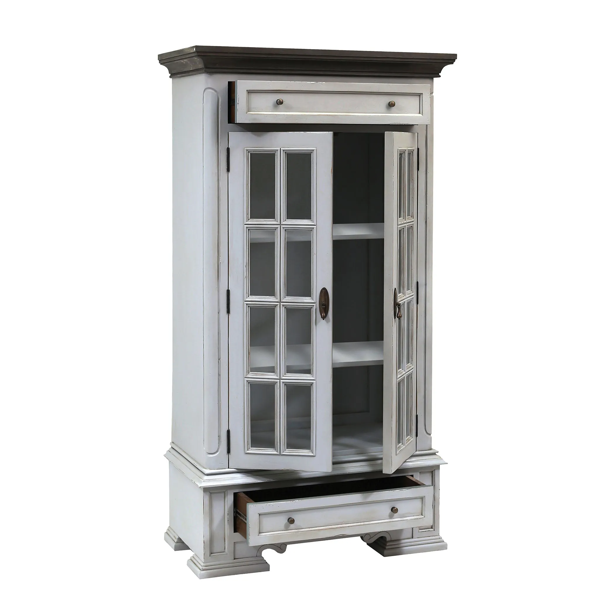 Hartford Cabinet - Tall Gray
