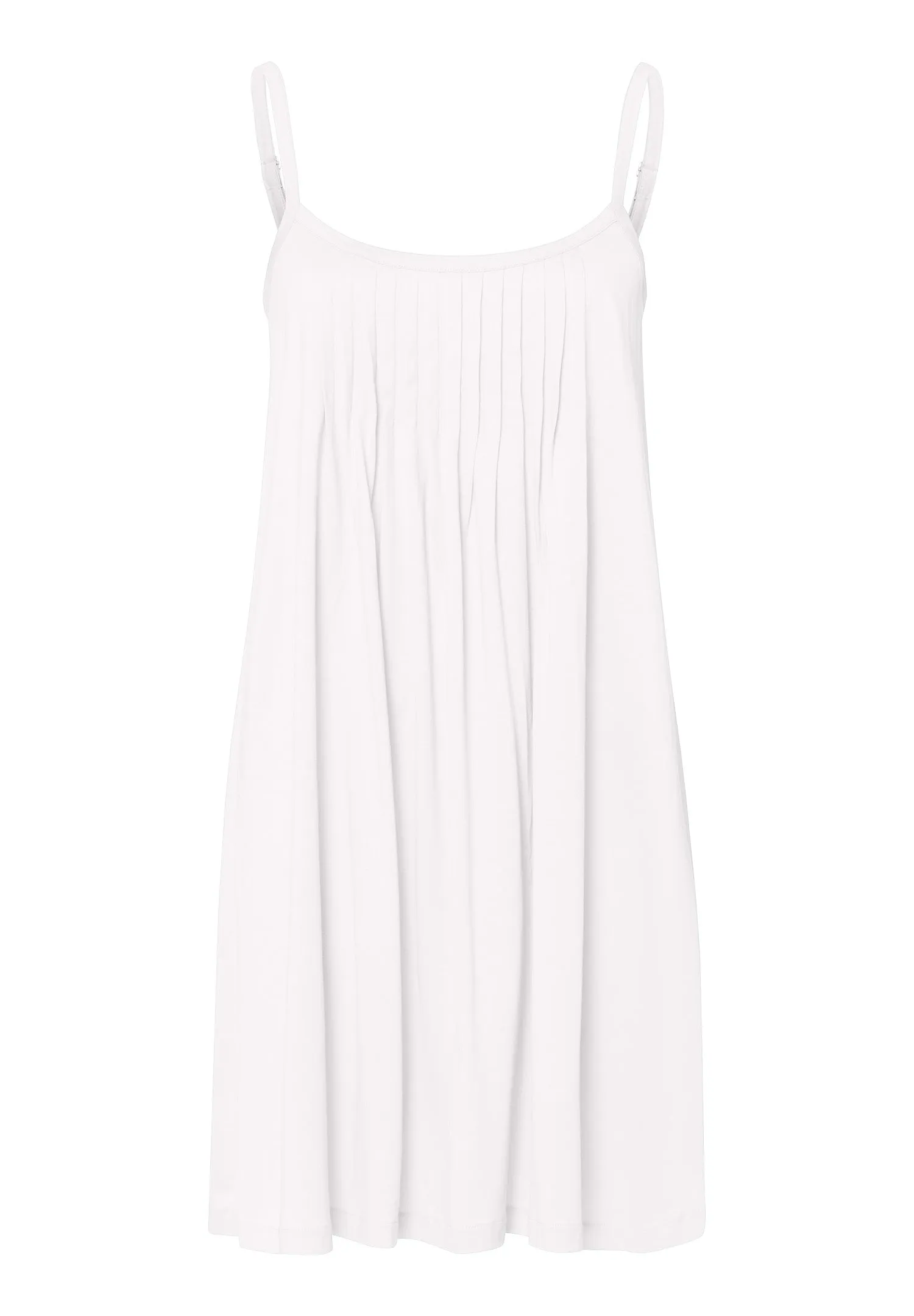 Juliet Pleated Cotton Babydoll | White 77747-101