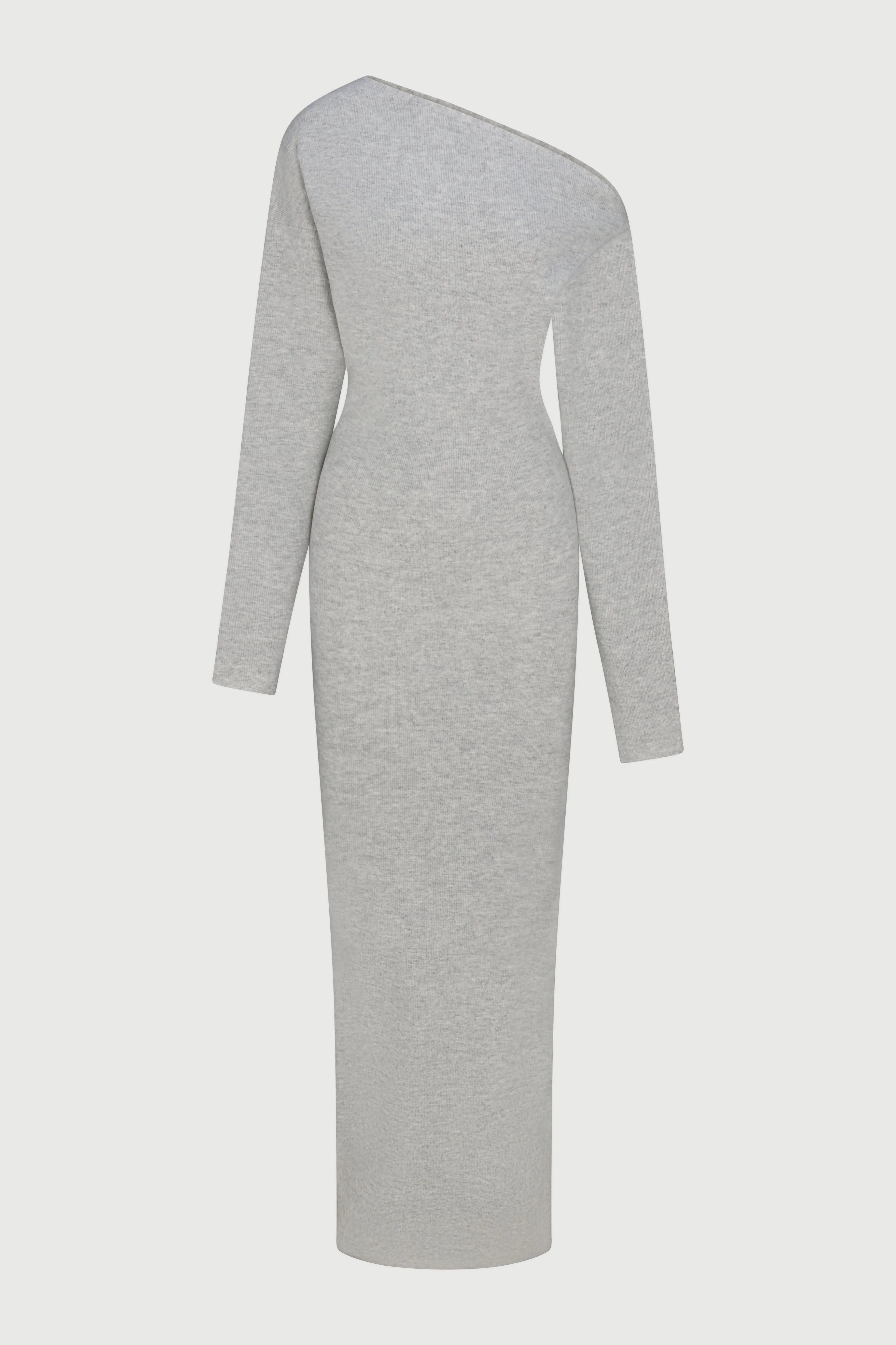 Elegant Knitted Off-Shoulder Maxi Sweater Dress