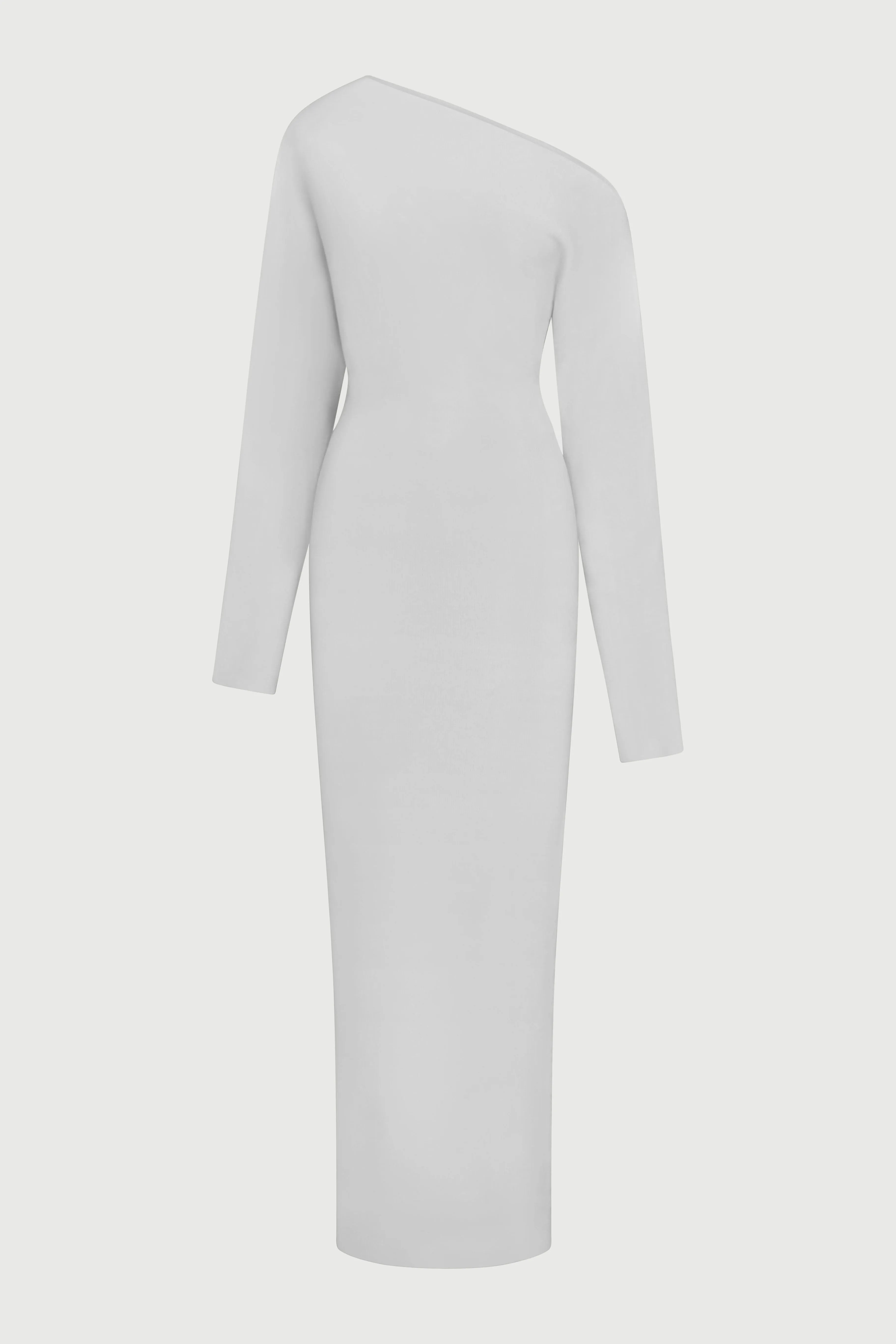 Elegant Knitted Off-Shoulder Maxi Sweater Dress