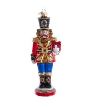 Kurt Adler Bellissimo Nutcracker Glass Ornament