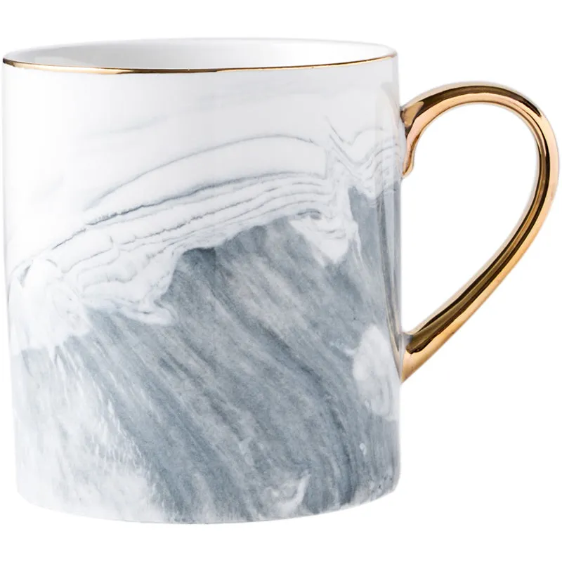 Marble and Gold Coffee Mug