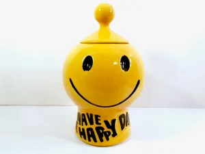 McCoy Have A Happy Day Smiley Face Cookie Jar