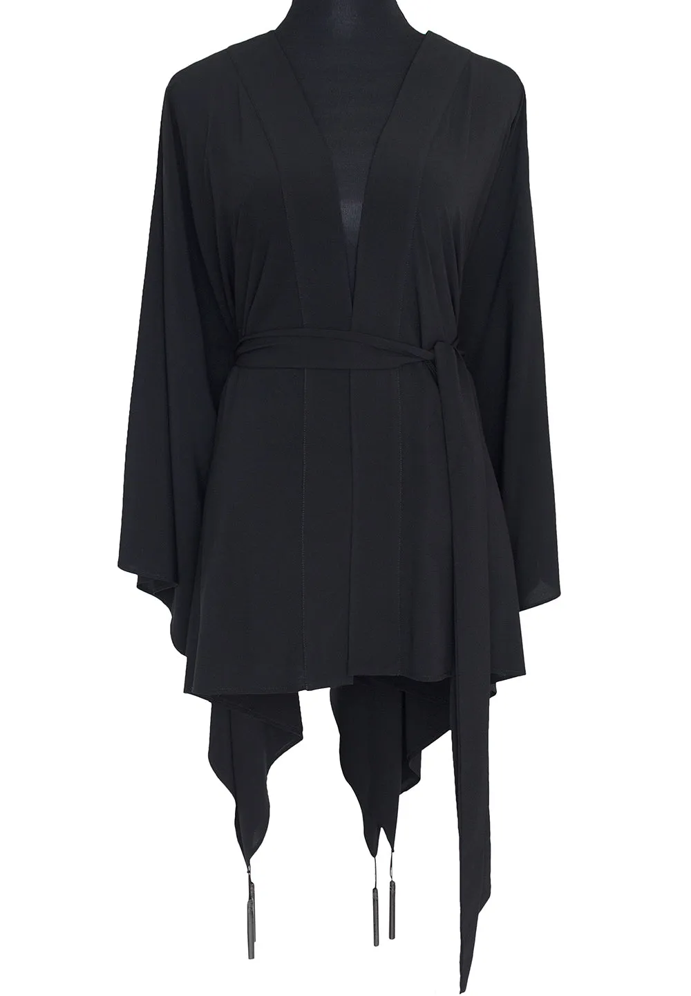 Monochrome - Black Kimono Skull (Black)