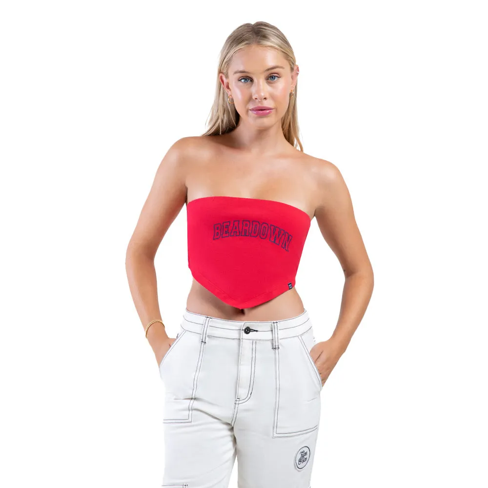 NCAA Arizona Wildcats Women's Hype & Vice Slogan Bandana Top