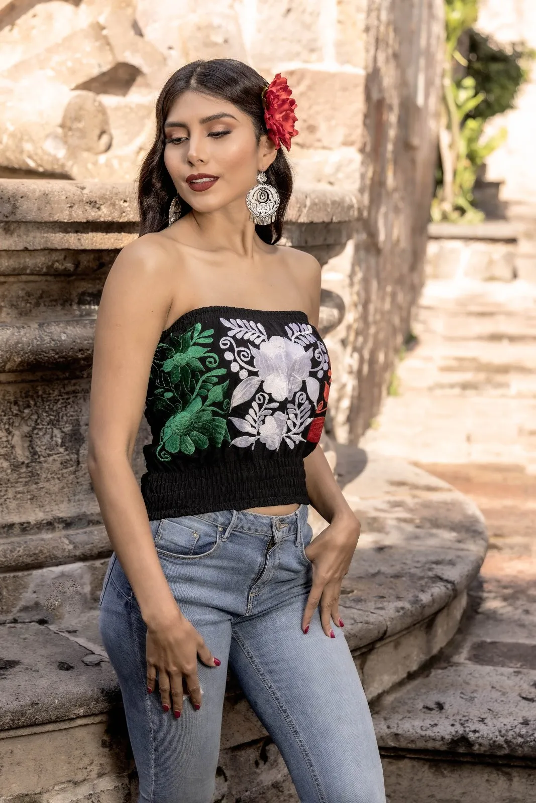 Patria Strapless Blouse