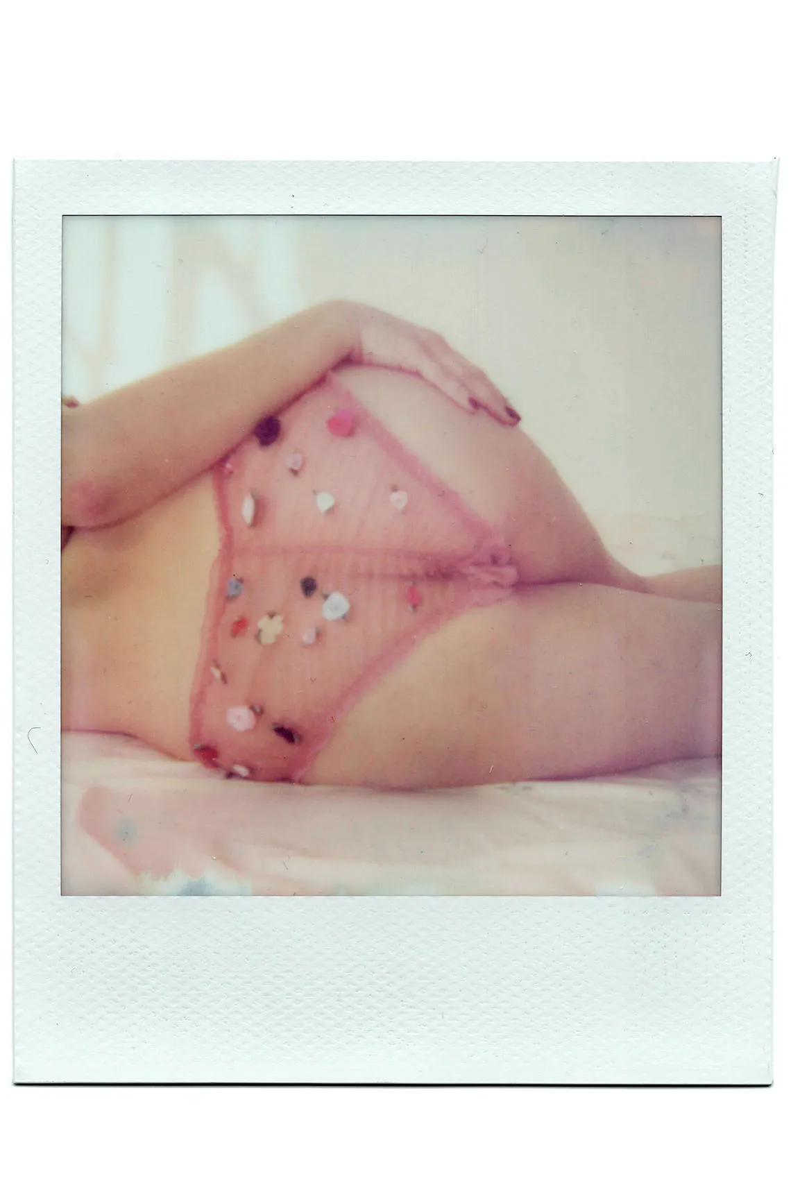Rosette Panty in Swiss Dot Mesh