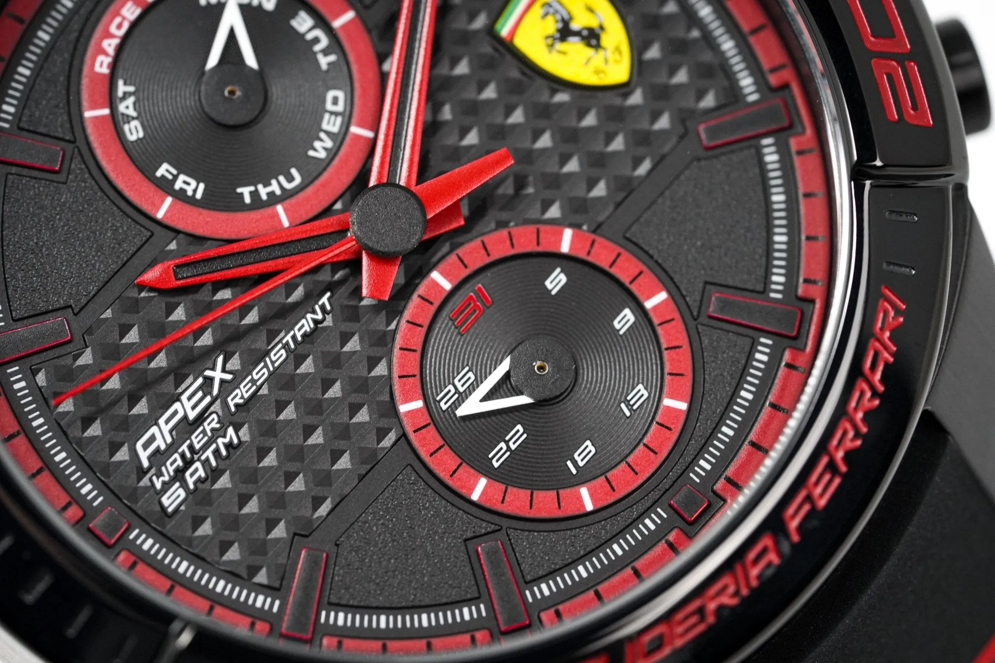 Scuderia Ferrari Watch Apex Multi-FX Red Black Silicone FE-083-0634