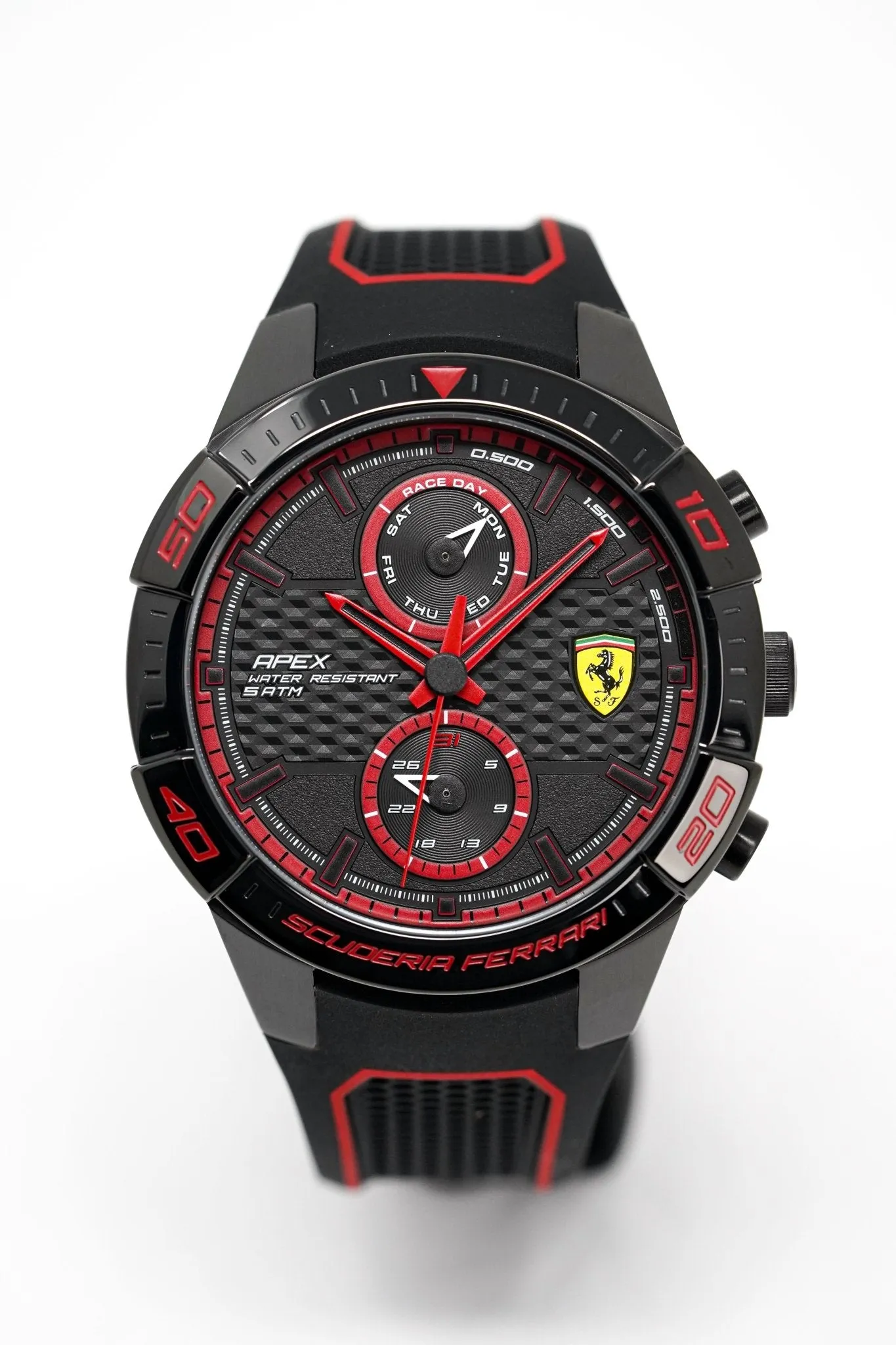 Scuderia Ferrari Watch Apex Multi-FX Red Black Silicone FE-083-0634