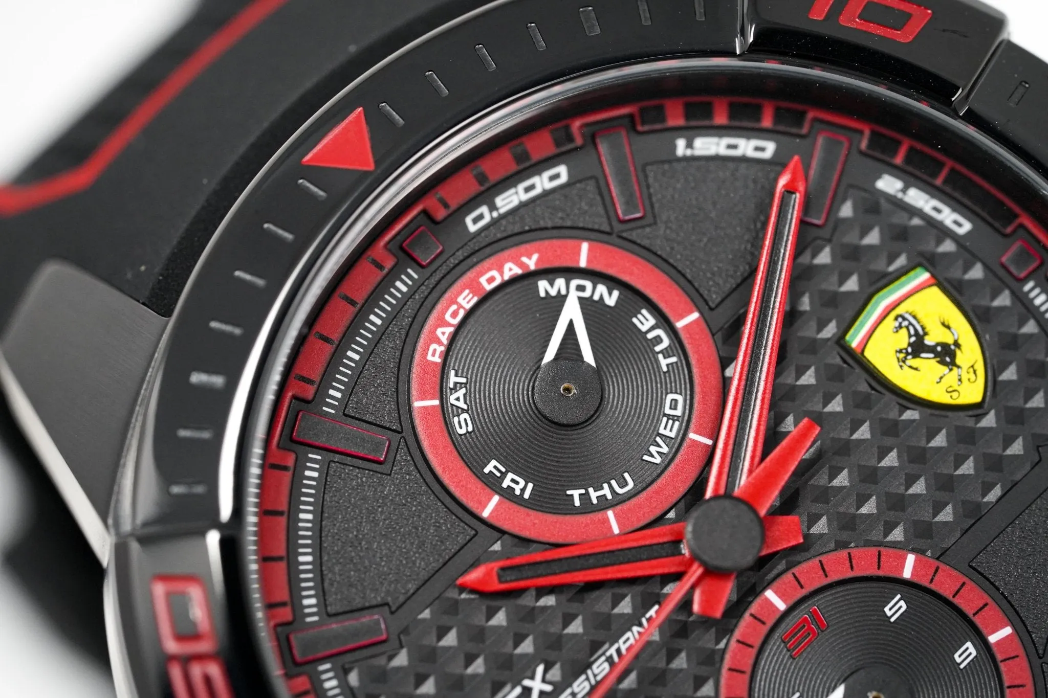 Scuderia Ferrari Watch Apex Multi-FX Red Black Silicone FE-083-0634