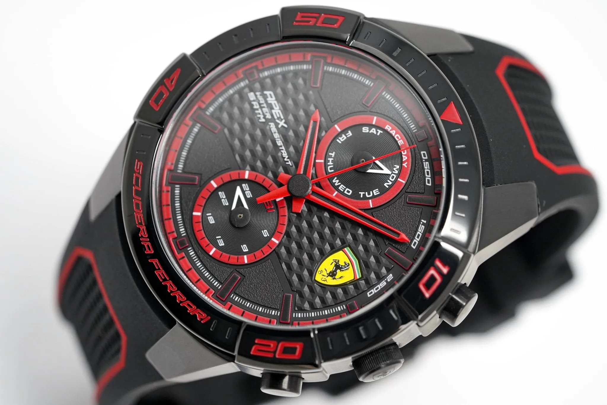 Scuderia Ferrari Watch Apex Multi-FX Red Black Silicone FE-083-0634