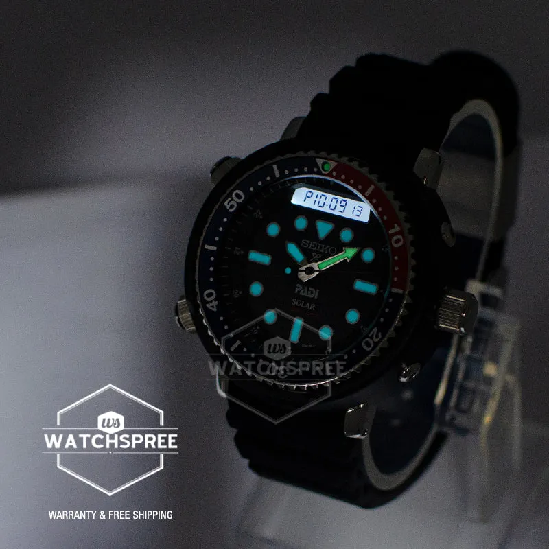 Seiko Prospex Solar Diver's Black Silicon Strap Watch SNJ027P1  (Not For EU Buyers) (Not For EU Buyers) (LOCAL BUYERS ONLY)