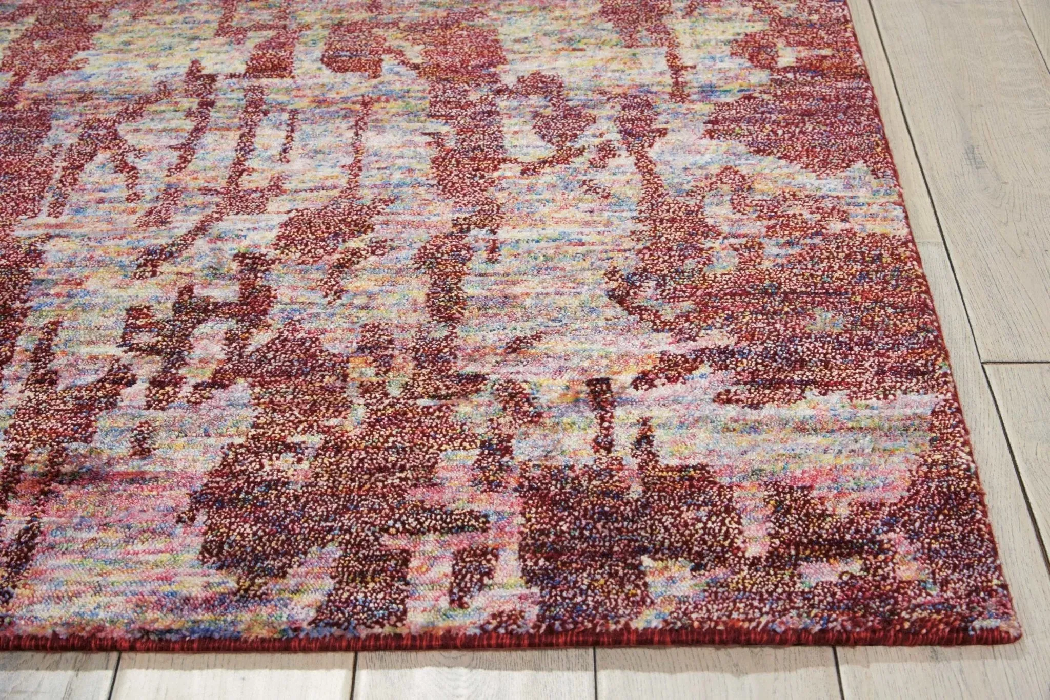 Silk Shadows SHA10 Wine Rug