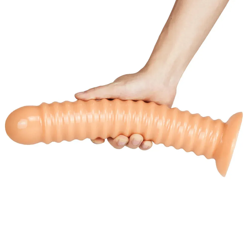 Strap-on Strapless Dildo Butt Plug - Big Suction Cup Dildo Female Sex Toys for Lesbian