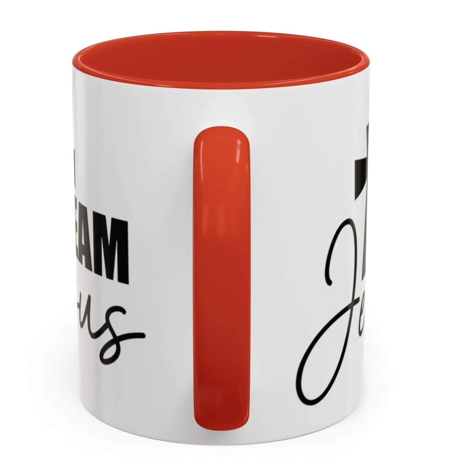 TEAM JESUS Mug 11oz. Coffee Cup - Black, Red, Pink, Light Blue and Navy