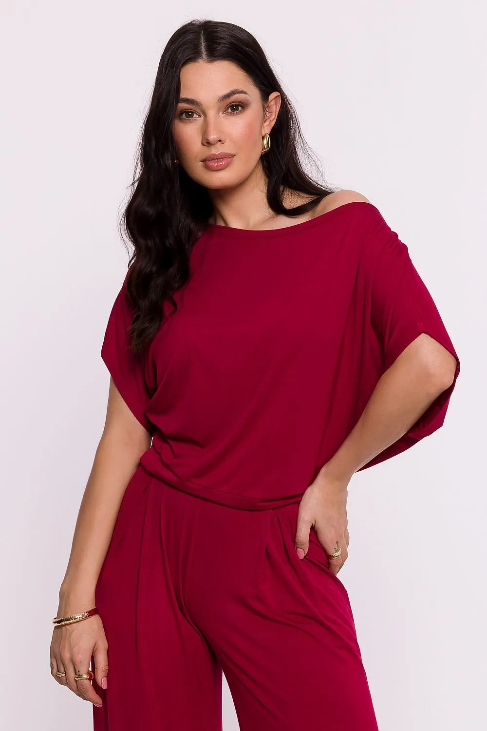 TEEK - Simple Off-Shoulder Blouse