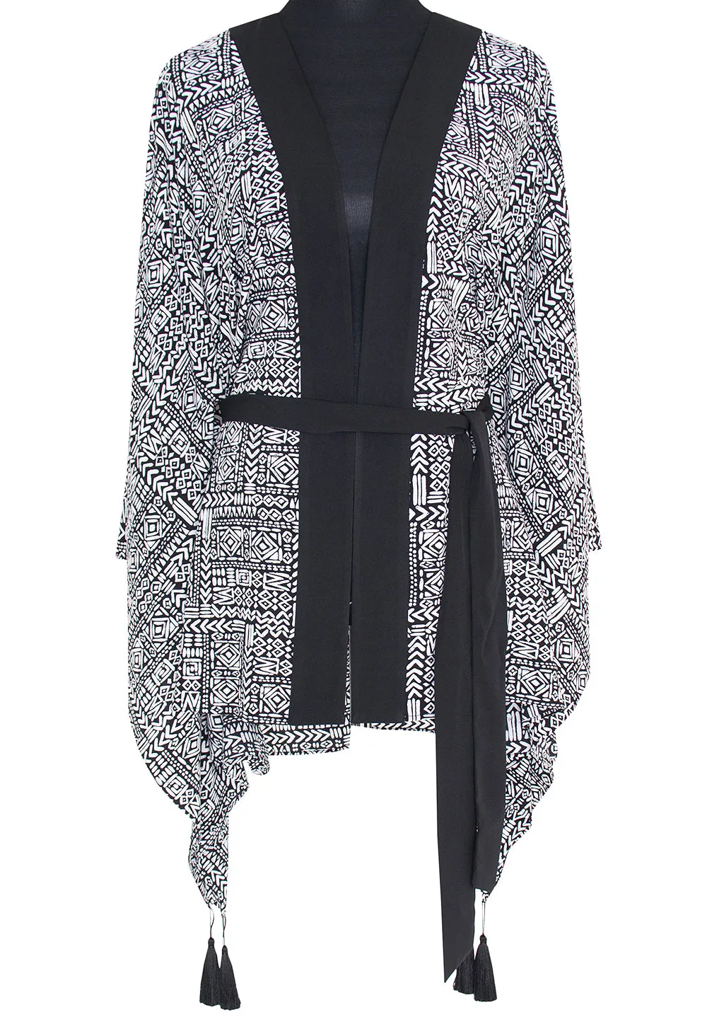 Tribal - Black Mayan Kimono Wings (Black)